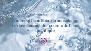 Atelier 2 : Comment l’eau libère la conscience - Le dévoilement des secrets de l’eau quantique