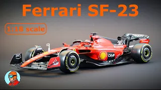 Ferrari SF-23 (2023) - 1/18 Scale model car F1 - DieCast & Cars