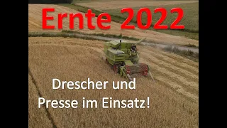 #88 Ernte 2022 | Claas Comet | Welger AP 41 | Gerste dreschen | Braugerste | #OIM