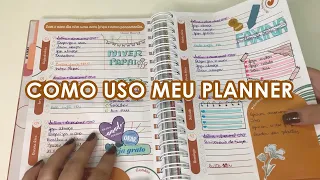 COMO USO MEU PLANNER | Dicas de organização, passo a passo, etc