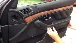 DIY BMW door panel removal the easiest way E38 E39