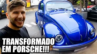 FUSCA ou PORSCHE??🤔🤟🏻 Volkswagen FUSCA recebe CUSTOMIZAÇÃO no PADRÃO ORIGINAL PORSCHE! FICOU ANIMAL🔥