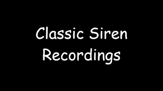 Classic Siren Recordings - Gamewell Diaphone and other sirens