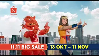 Shopee 11.11 Big Sale • Superhero vs Monster • TVC Edisi 2022 • Iklan Indonesia 15 sec