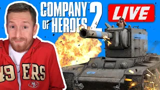 LIVE 🔴 Maybe I'll Win? 😧 Company of Heroes 2