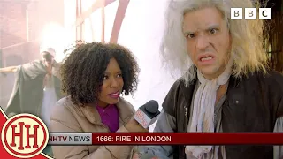 HHTV News | The Grisly Great Fire of London | Horrible Histories