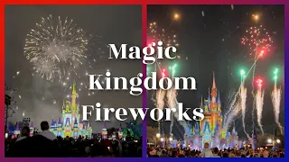 Walt Disney's Magic Kingdom Fireworks - Christmas Night