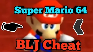 Super Mario 64 - BLJ cheat - Code and video in description (ENABLE CAPTIONS)