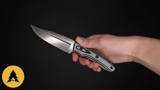 Нож Kizlyar Supreme City Hunter сталь AUS 8 Stonewash, рукоять G10