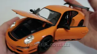 Коллекционная модель Porsche 911 (997) GT3 RS 1:24 Welly