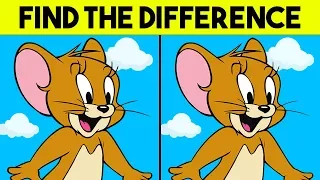 BET YOU CAN'T FIND THE DIFFERENCE! | 100% FAIL | Tom and Jerry Photo Puzzle