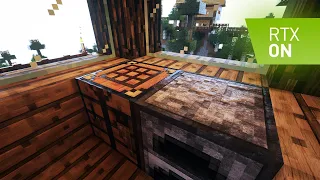 Minecraft RTX 3090 Ray Tracing with Ultra Realistic Textures Gameplay [4K/60FPS]