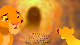 Mufasa talks with the young Simba - Kimba (VOICEOVER)