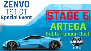 Asphalt 9 | ZENVO TS1 GT Special Event | STAGE 6 | Artega Scalo | 40.829 Subterranean Dash