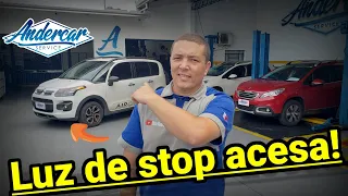 Citroen, luz de stop acesa e não apaga, fácil de resolver! #franceses #Citroën #Peugeot #Oficina