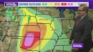 Overnight strong to severe storms expected