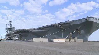 USS George Washington departs for Japan