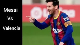 Messi's goals vs Valencia || Messi's free kick vs Valencia