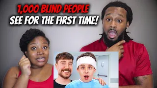 1,000 Blind People See For The First Time! | The Demouchets REACT to Mr. Beast