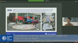 Seattle City Council Community Economic Development Committee 7/20/21