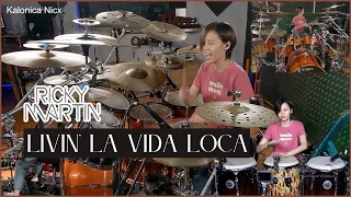 Ricky Martin - Livin' La Vida Loca | Drum cover by Kalonica Nicx