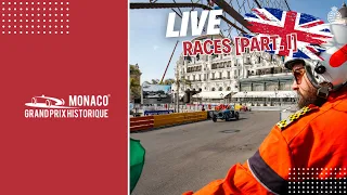 🛑 Races LIVE Sunday Morning (ENG) | Grand Prix de Monaco Historique