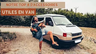 Nos 8 ACCESSOIRES utiles et pratiques pour voyager en VAN  - FOURGON AMÉNAGÉ - CAMPING-CAR