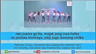 Easy Lyric TWICE - HEART SHAKER by GOMAWO [Indo Sub]