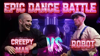 Bartez vs Ramon animation dance battle (robot dance battle)  back to the future battle 2024