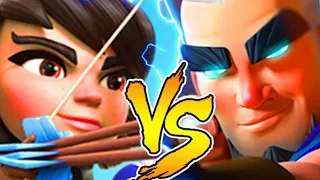 МАГИЧЕСКИЙ ЛУЧНИК ПРОТИВ ПРИНЦЕССЫ | MAGIC ARCHER VS PRINCESS CLASH ROYALE BATTLE