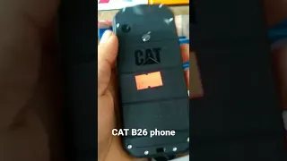 celular CAT B26 phone, batería, señal, resistente