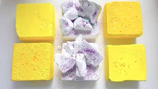 ASMR gym chalk // fresh and dyed blocks // crispy and soft // oddly satisfying