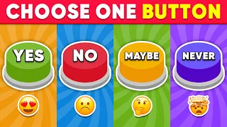 Choose One Button! YES or NO or MAYBE or NEVER 🟢🔴🟡🟣 Monkey Quiz