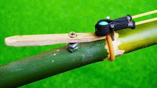 Try this one if you bored with slingshot - Bamboo Art