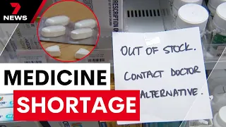 How Victorians are taking risks as prescription drug shortage bites | 7 News Australia