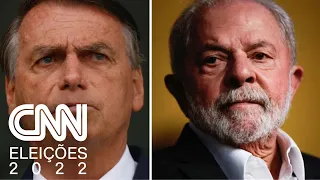 Agregador CNN: Lula tem 52,7%; Bolsonaro 47,3% | CNN PRIME TIME