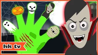 Scary Finger Family Songs & Nursery Rhymes | HooplaKidz TV Kids Songs Collection