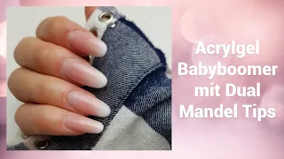 Acrylgel Babyboomer mit Mandel Dual Tips | Mimi made it