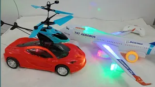 Radio Control Airbus A386 And Rc Cars And Remote Control Helicopter । Aeroplane, 3d lights airplane