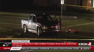 Driver shot multiple times during possible road rage shooting