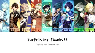「 ES!! 」 Surprising Thanks!! (but it's sang by Genshin Impact characters)