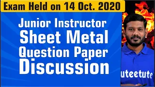 Kerala PSC Question Paper Discussion - Junior Instructor Sheet Metal  - Exam Conducted On 14-10-20