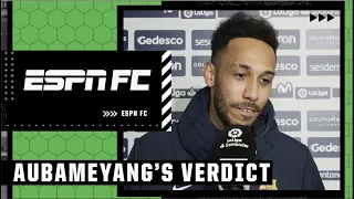 Pierre-Emerick Aubameyang talks ‘CRAZY’ Barcelona win 🔥 | ESPN FC