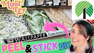 *AMAZING DOLLAR TREE diy crafts with NEW peel n stick wallpaper~ hacks, DIYs-*EASY & affordable*