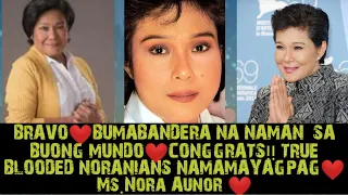 BRAVO❤️BUMABANDERA NA NAMAN  SA BUONG MUNDO❤️CONGGRATS!! TRUE BLOODED NORANIANS NAMAMAYAGPAG❤️