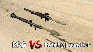 GTA 5 ONLINE - RPG VS HOMING LAUNCHER (WHICH IS BEST?)