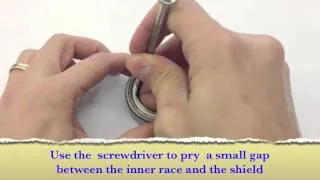 How To Remove Metal Shields From A Bearing