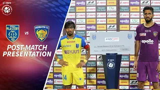 Post-match Presentation - Kerala Blasters 1-1 Chennaiyin FC - Match 102 | Hero ISL 2020-21