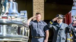 Funeral Procession for KC Firefighter Larry Leggio