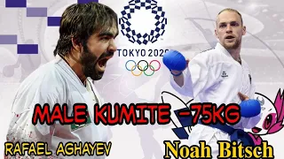 RAFAEL AGHAYEV Vs 𝐍OAH 𝐁ITSCH TOKYO 2020 OLYMPICS KARATE | MALE KUMITE -75KG